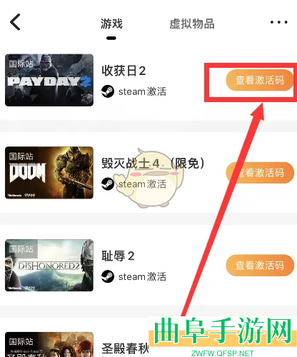杉果查看激活码方法
