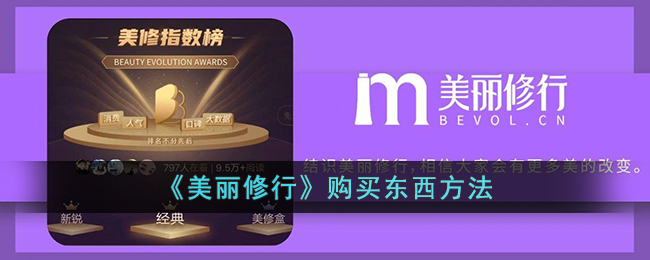 美丽修行购买东西方法