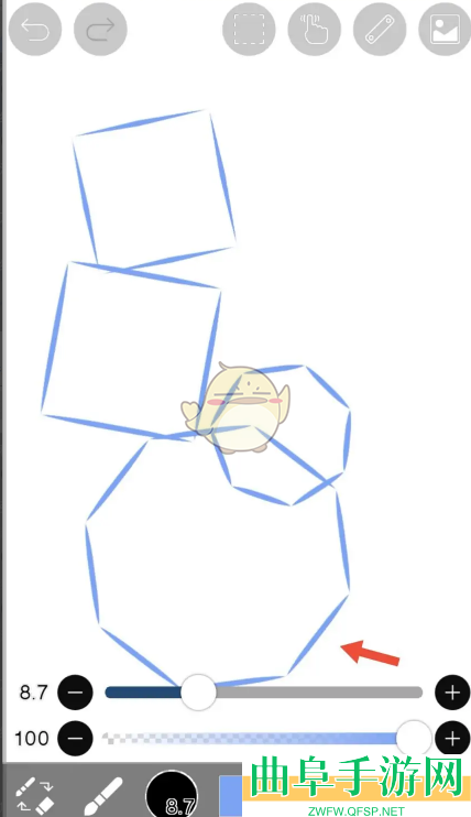 爱笔思画x绘制多边形教程