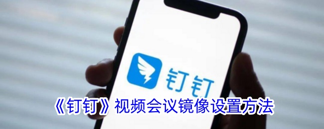 钉钉视频会议镜像设置方法
