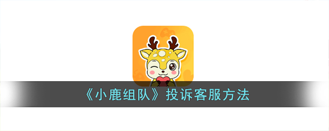 小鹿组队投诉客服方法