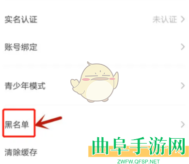 皮皮陪玩黑名单查看方法