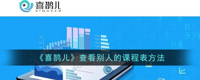 《喜鹊儿》查看别人的课程表方法_喜鹊儿怎么看别人的课表