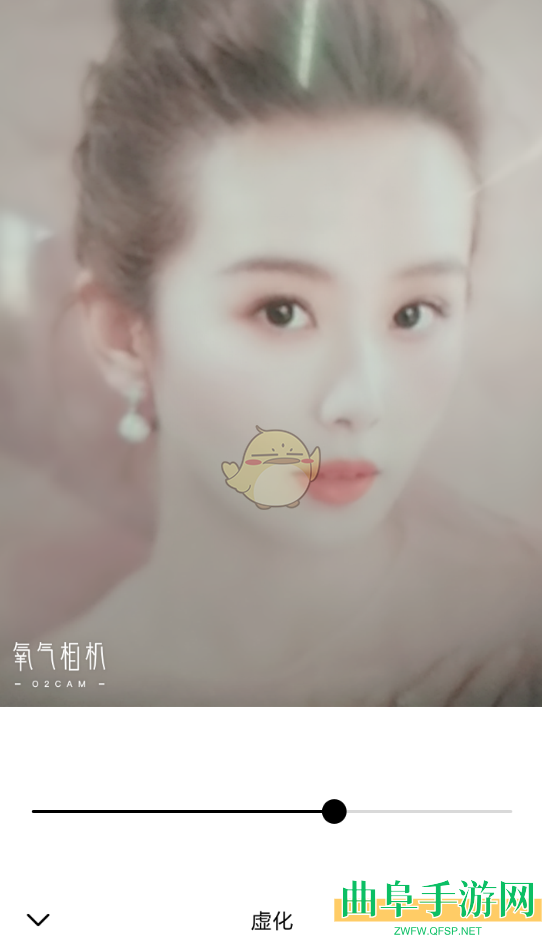 氧气相机虚化背景方法