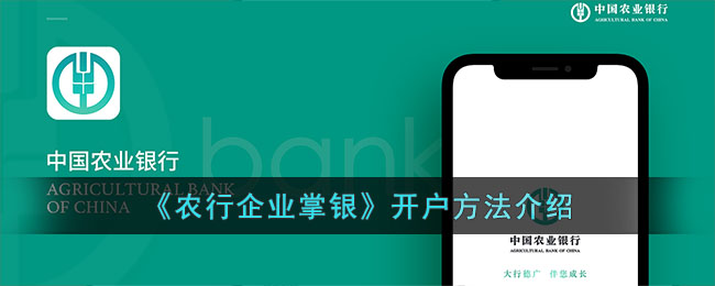 农行企业掌银开户方法介绍