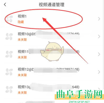 萤石云视频隐藏通道方法