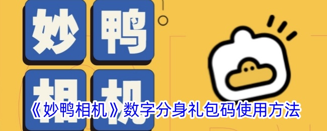 妙鸭相机数字分身礼包码使用方法