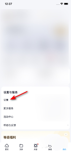 百度网盘设置金色图标方法