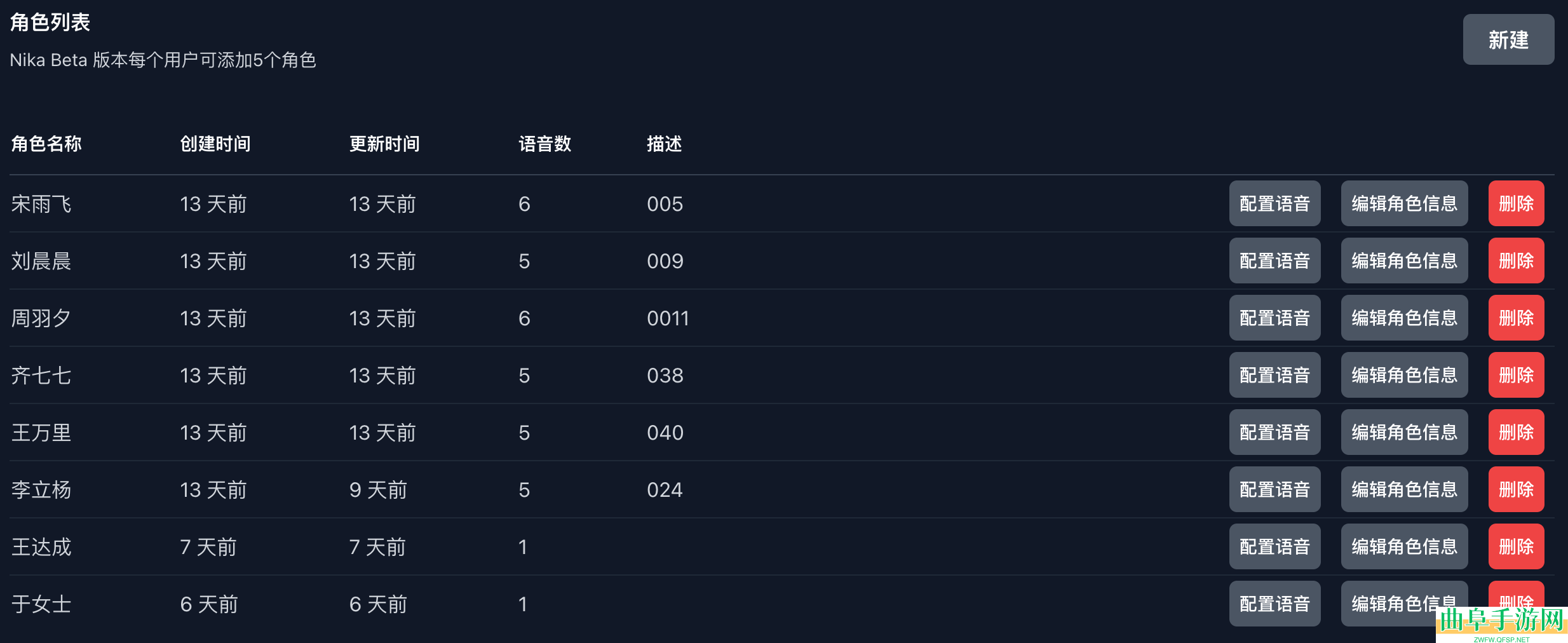 自得语音角色创造器使用方法